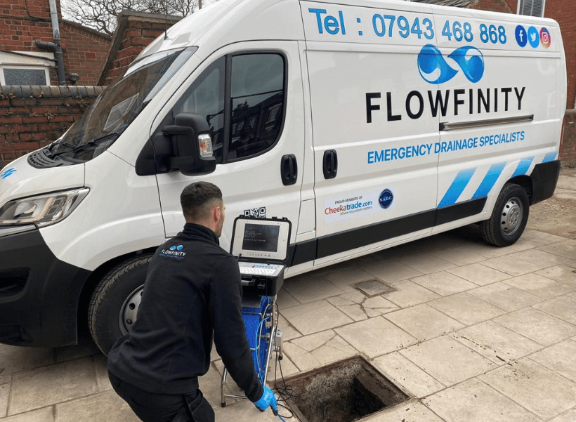 Flowfinity van - CCTV drainage survey